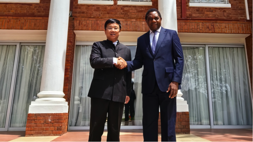 威廉體育董事長王平衛拜會贊比亞總統 希奇萊馬并出席收購Kitumba銅礦股權簽約儀式